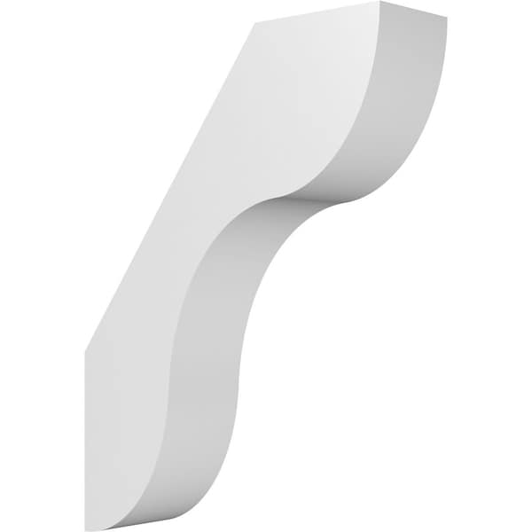 Ekena Millwork 5-in. W x 18-in. D x 24-in. H Carmel Architectural Grade PVC Knee Brace BRCP05X18X24CAR - main